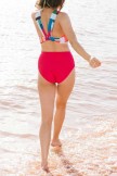 Kaleidoscope Switch V Neck Bikini Set