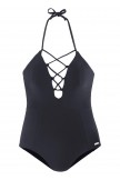 Lace Up One Piece Swimsuit