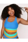 Marine Cut Back Crop Bikini Set