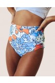Blue Point Break Crop Bikini Set