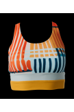 Ray Cut Back Crop Bikini Set
